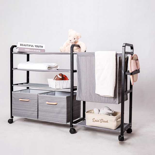 Canasta de lavandería plegable de tela sucia con ruedas: compre canasta